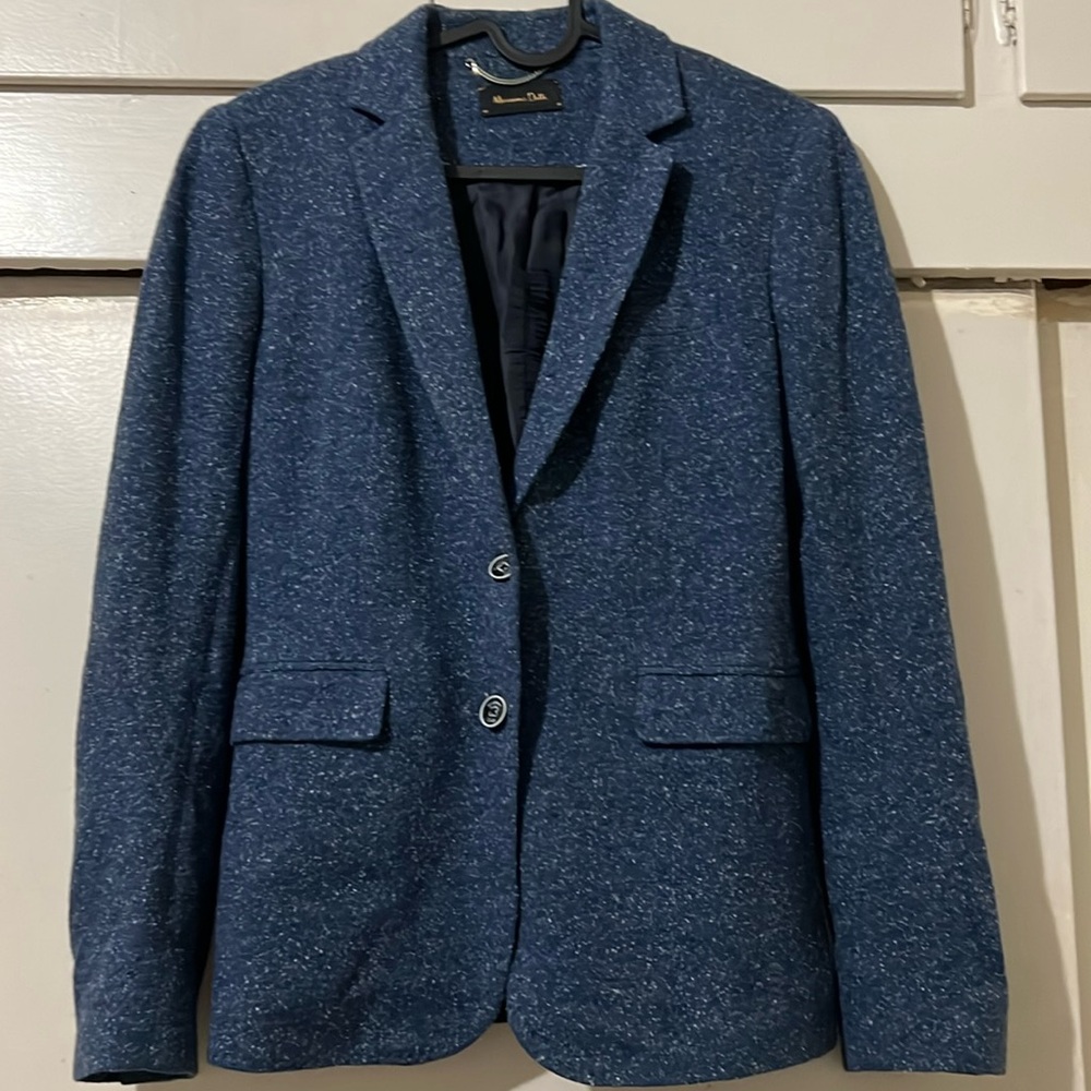 Blue Massimo Dutti blazer